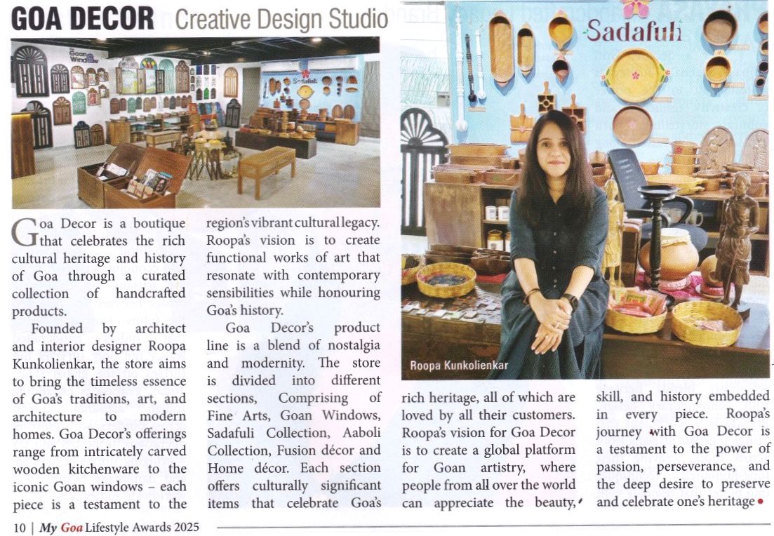 Goa Decor Feature Article - My Goa Lifestyle Awards 2025